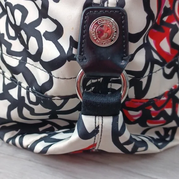 Coach Poppy Flower Graffiti Large Tote - Picture 6 of 15